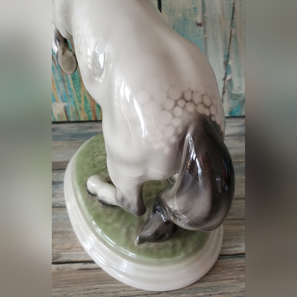 ***SOLD***Antique Keramos Porcelain Figurine Vienna Stallion Figurine - Picture 10 of 11